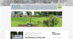 Desktop Screenshot of lenz-enterprises.com