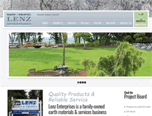 Tablet Screenshot of lenz-enterprises.com